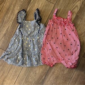 4th of July Dress and Romper - 12 month
